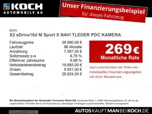 BMW X2 sDrive18d M Sport X NAVI TLEDER PDC KAMERA LED Bild 2
