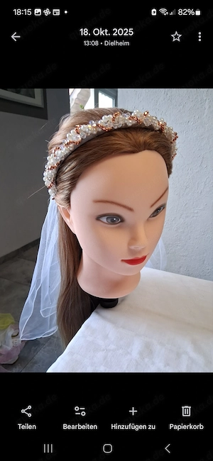 Kopfschmuck und Schmuck zur Komunion oder Hochzeit 