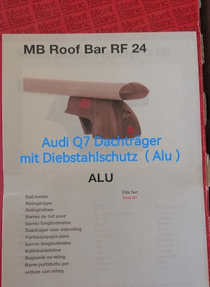 Dachträger für Audi Q7  ( neu ) 