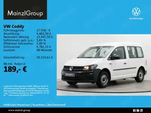 Volkswagen Caddy Kombi 1.0 TSI Anhängerkupplung Tempomat