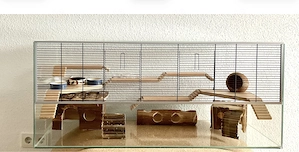 Mäusekäfig 100x43x37,5 cm 