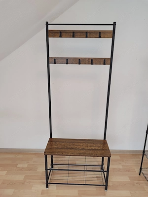 Garderobe für schmalen Flur 