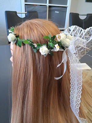 Kopfschmuck für Komunion und Hochzeit 
