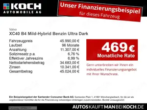 Volvo XC40 B4 Mild-Hybrid Benzin Ultra Dark Bild 2