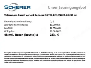Volkswagen Passat Variant Business 2.0 TDI SCR 110 kW 6-Gan Bild 2