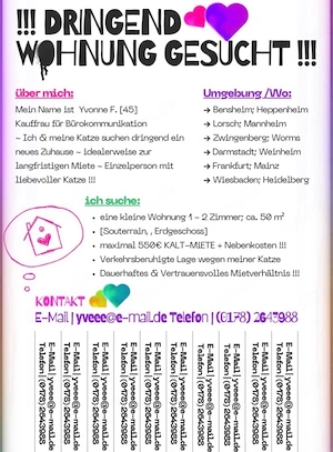 !!! Neues Zuhause gesucht !!!