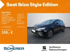 SEAT Ibiza Style Edition 1.0 TSI CARPLAY SHZ VIRTUAL