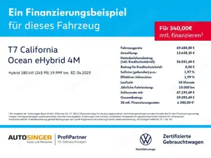 Volkswagen T7 California Ocean eHybrid 4M *AHK*IQ-L*STDHZ* Bild 2