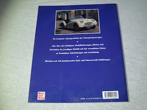 Oldtimer Buch  " TRIUMPH  TR2 - TR8 " , wie neu + sehr schön :-)