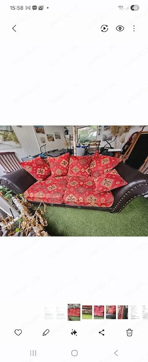 Couch im Kolonialstil 