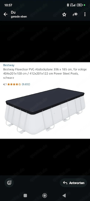 Pool aufstellbar mit Leiter 