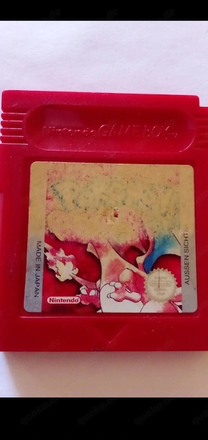 Gameboy Pokemon Rot 