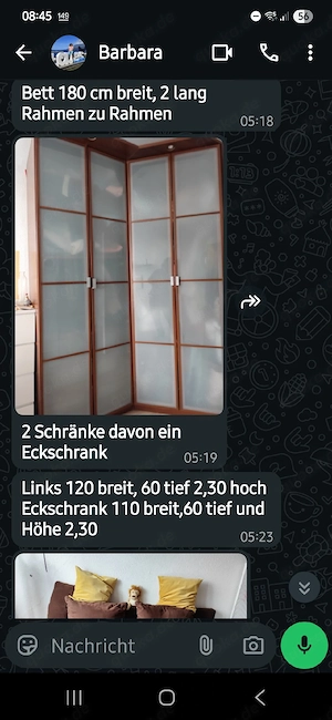 Verschenke 2 Schränke zur Selbstabholung 