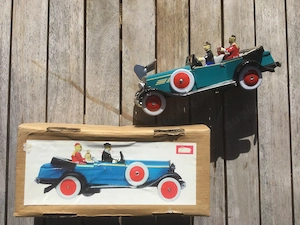 Blechspielzeug Oldtimer Modell mit Schlüssel und OVP