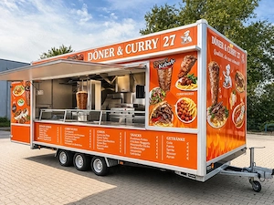 Imbissanhänger 5,6m für Döner & Gyros