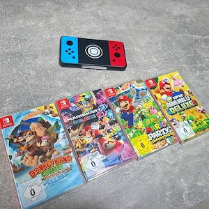 4x Nintendo Switch 1 spiele mit originalverpackung
