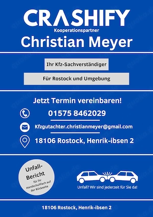Kfz-Sachverständiger Meyer ihr Starker Partner nach einem Unfall  und Wertgutachten 