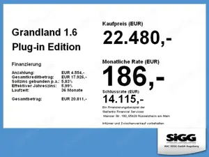 Opel Grandland 1.6 Plug-in NaviPro*Rückfahrkamera*LED Bild 4