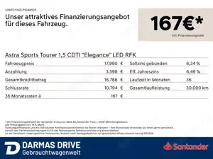 Opel Astra Astra Sports Tourer 1,5 CDTI "Elegance" LED RFK Bild 2
