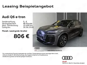 Audi Q6 e-tron S line *PANO*AHK*Tech+*WärmeP*SHZ*