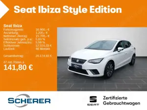 SEAT Ibiza Style Edition 1.0 TSI SHZ Climatronic PDC