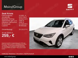 SEAT Arona 1.0 TSI DSG FR Navi LED PDC SHZ AAC Alu