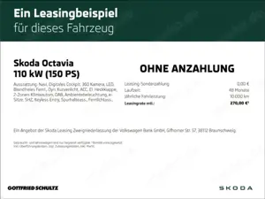 Skoda Octavia Combi 1.5 TSI mHEV DSG MATRIX NAV ACC SHZ Selectio Bild 2