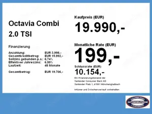 Skoda Octavia Combi 2.0 TSI RS ACC LED SHZ KlimaA