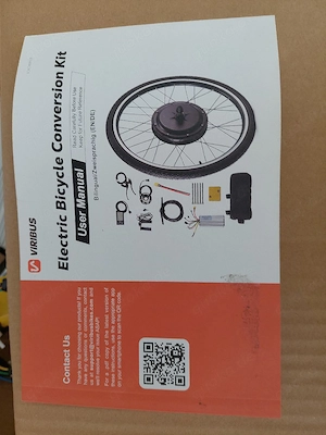 26 Zoll kompletes Vorderrad U36V 500W Umbaukit Bild 4