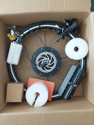 26 Zoll kompletes Vorderrad U36V 500W Umbaukit Bild 5