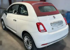 Fiat 500 Cabrio / rote Dach /