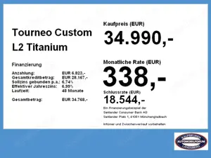 Ford Tourneo Custom L2 Titanium X Xenon Navi RFK SHZ Bild 4