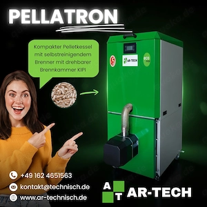 Pellatron 15 kW - Moderner Pelletkessel