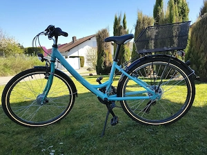 Mädchenfahrrad Bocas Emily, 24 Zoll, türkis 