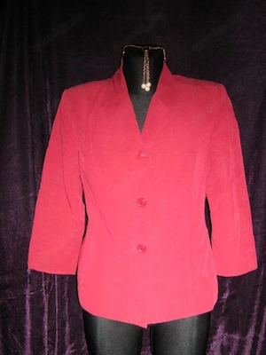 NEUw Klassisch edel Business Freizeit Kostüm Anzug BLAZER "Street One" Gr. 36- 38, 40   S- M rot