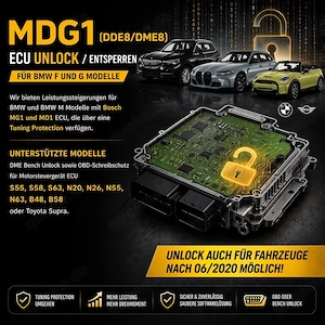 BMW F und G 2020+ Modelle ECU   DME Unlock Bosch Steuergeräte