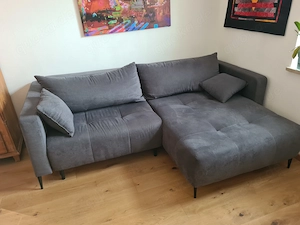 Schlafsofa, fast neuwertig (01.2025), Gewebe mit Fleckschutz, günstig abzugeben