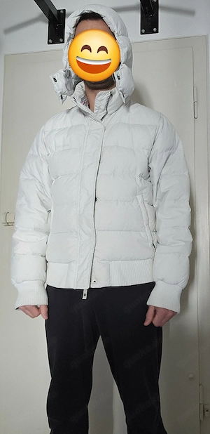 Weiße Armani Jeans Jacke (Größe L   EU 52)   sehr guter Zustand