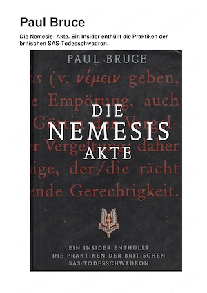 Bruce, Paul Die Nemesis- Akte