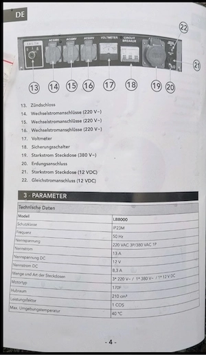 Notstromaggregat Stromerzeuger Benzin Nagel neu ! Bild 4