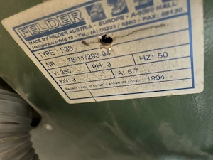 Felder Tischfräse F-38 Bild 8