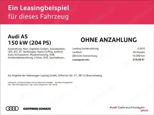 Audi A5 Avant TFSI S-TRONIC LED NAV PLUS SHZ PDC   MUFU Bild 2