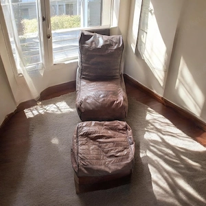 Ambient Lounge Sitzsack Leder