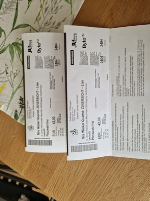 Hallo Jazzbegeisterte, Biete Tickets f. Nils Wülker Quartett: Zuversicht - Live