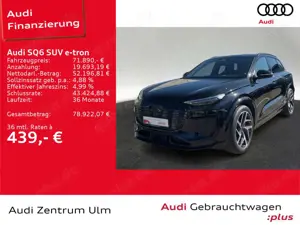 Audi SQ6 e-tron SQ6 e-tron PANO AHK BO HuD NAV LUFT NAV+ LEDER