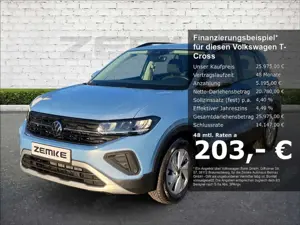 Volkswagen T-Cross 1.0 TSI DSG Life 3,49% Navi Digitales Cockpit LED