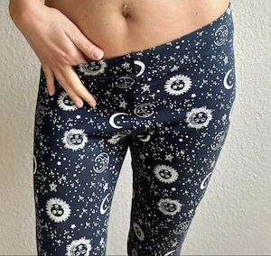 meine sexy getragene blaue Leggins