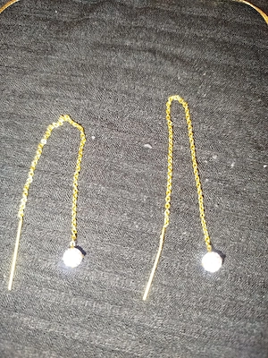 Ohrringe Silber vergoldet 