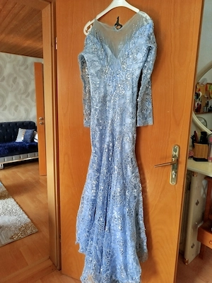 Abendkleid babyblau