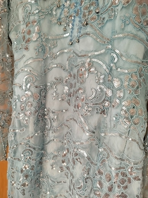 Abendkleid babyblau Bild 2